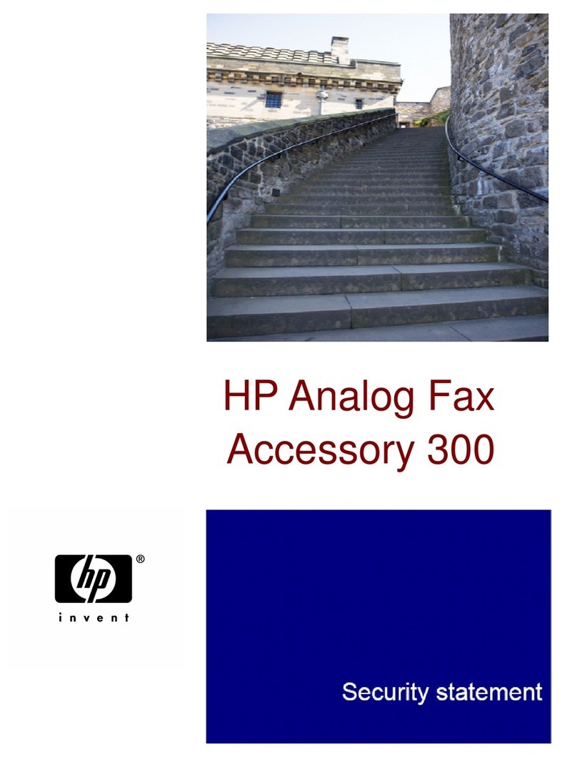 HP MFP Analog Fax Accessory 300 Quick start guide