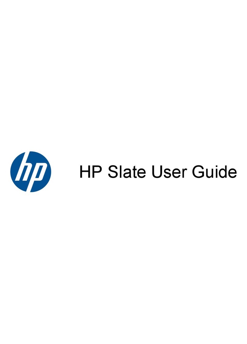 HP Slate 500 User manual HP Slate 500 User manual