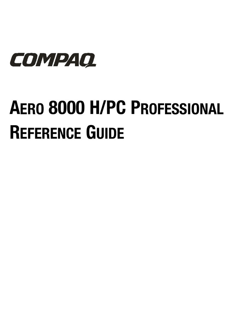 Compaq Aero 8500 User manual Compaq Aero 8500 User manual