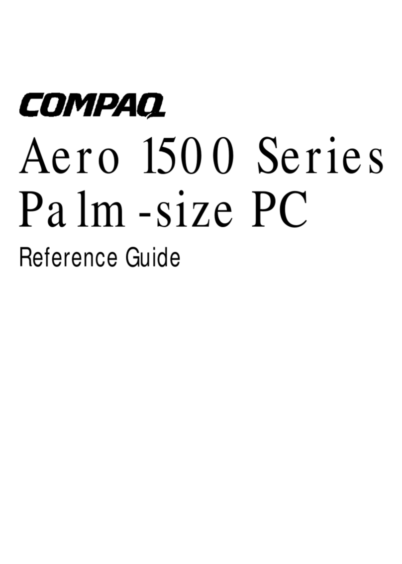 Compaq Aero 1500 Series User manual