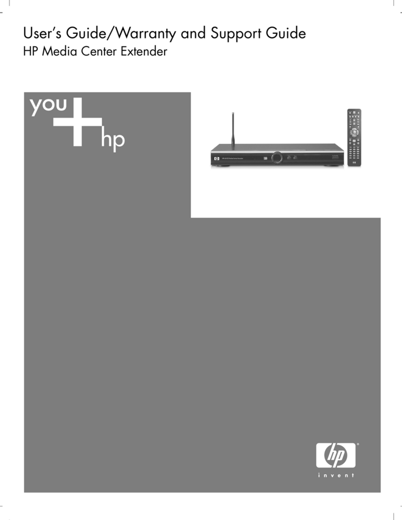 HP X5400 Support guide
