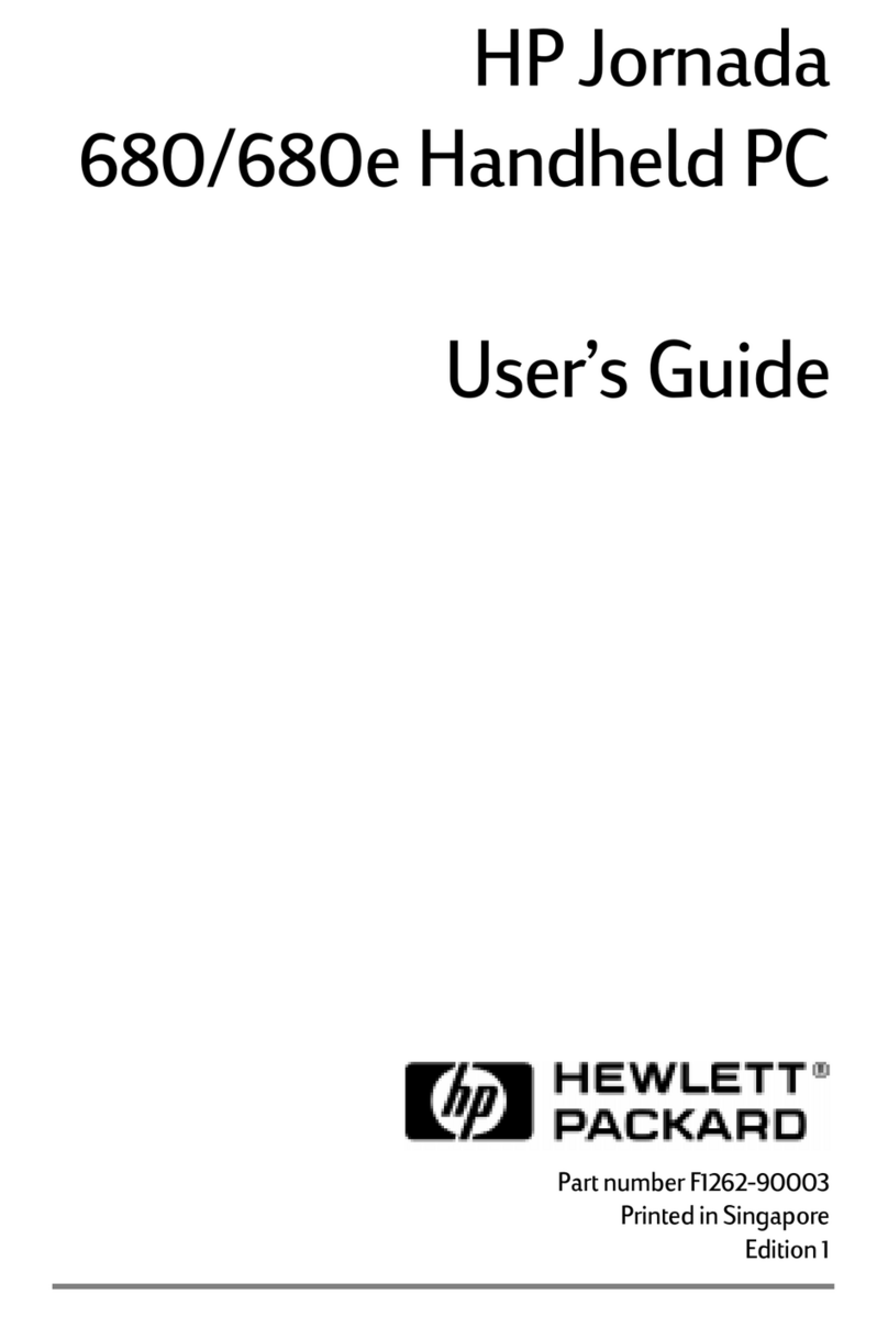 HP Jornada 680e user guide