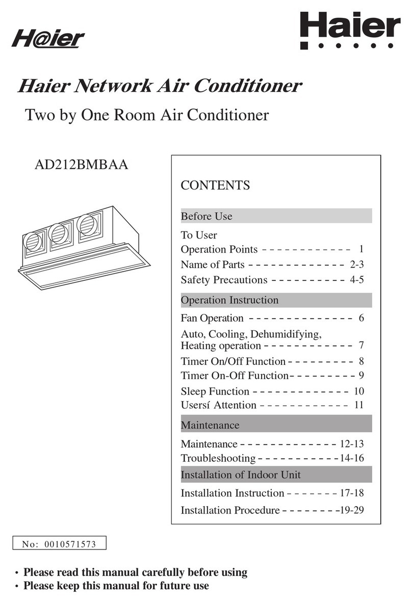 Haier AD212BMBAA User manual