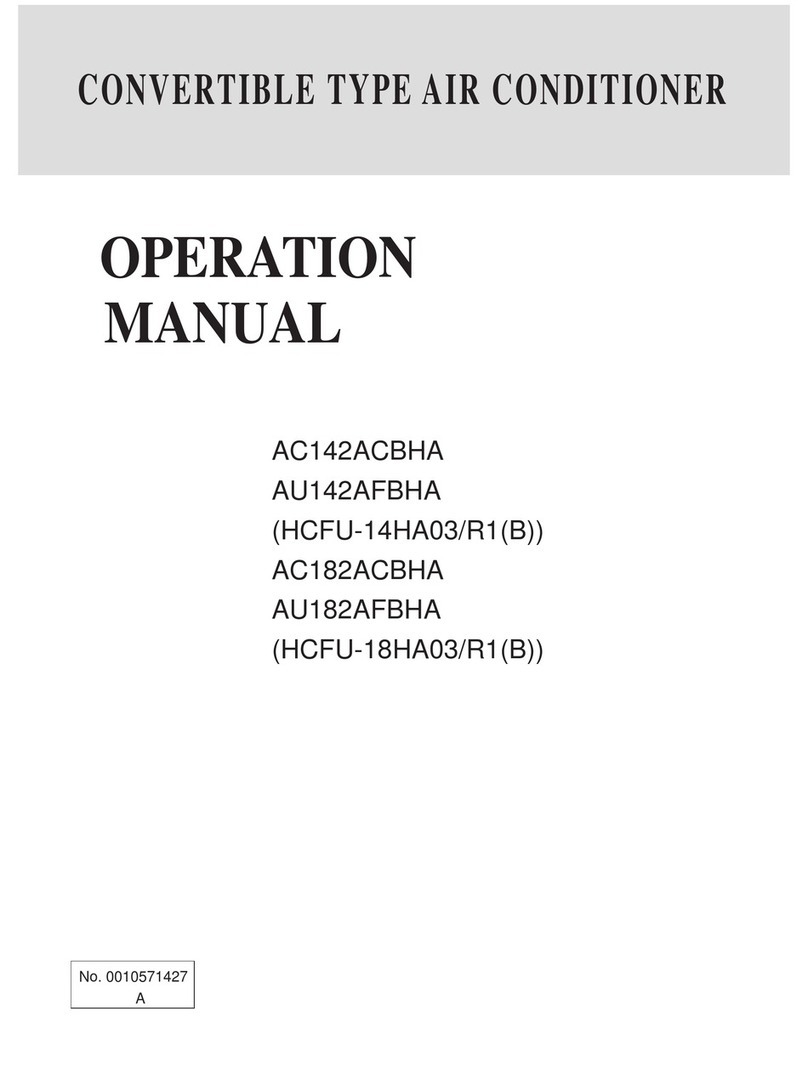 Haier AC142ACBHA User manual