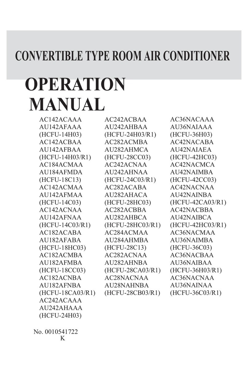 Haier AC142ACAAA User manual Haier AC142ACAAA User manual