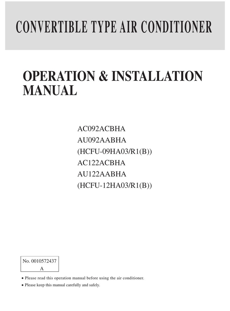 Haier AC092ACBHA Specification sheet