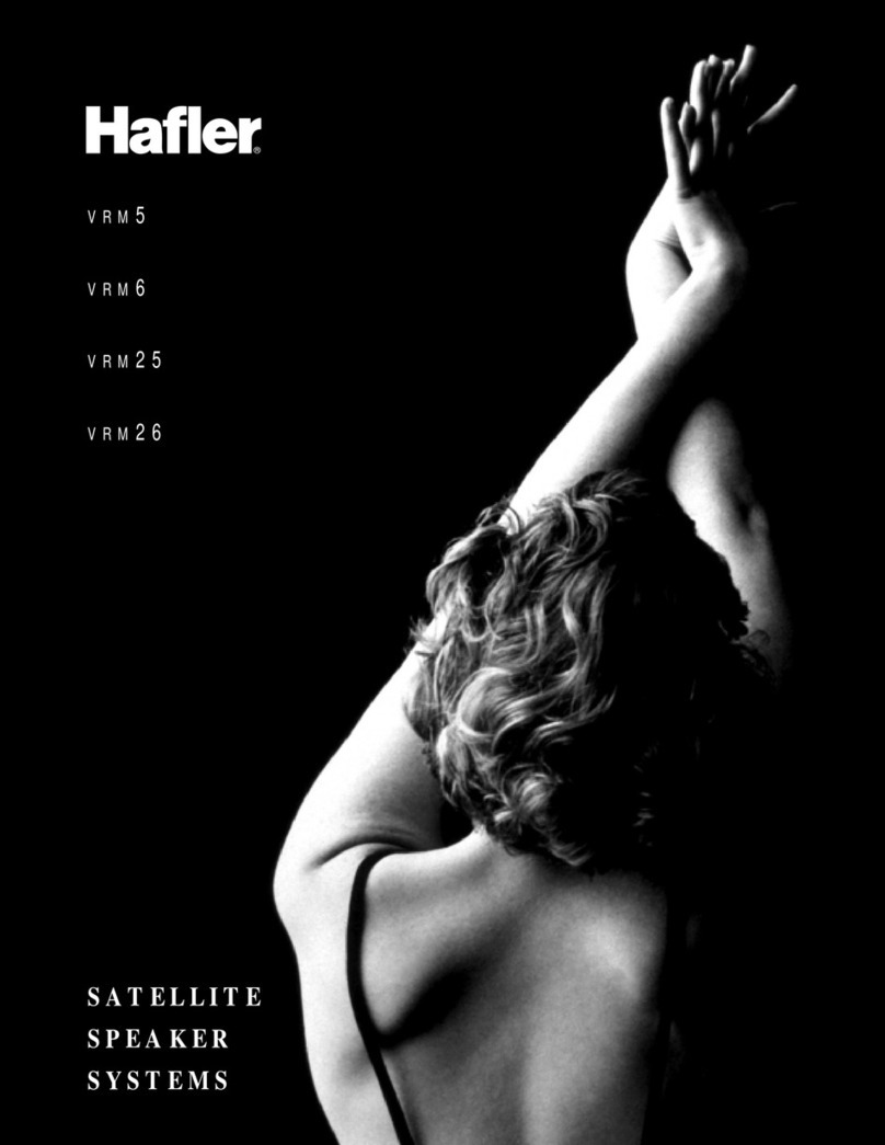 Hafler VRM 25 user guide