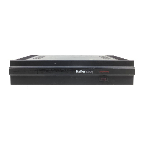 Hafler SE120 User manual
