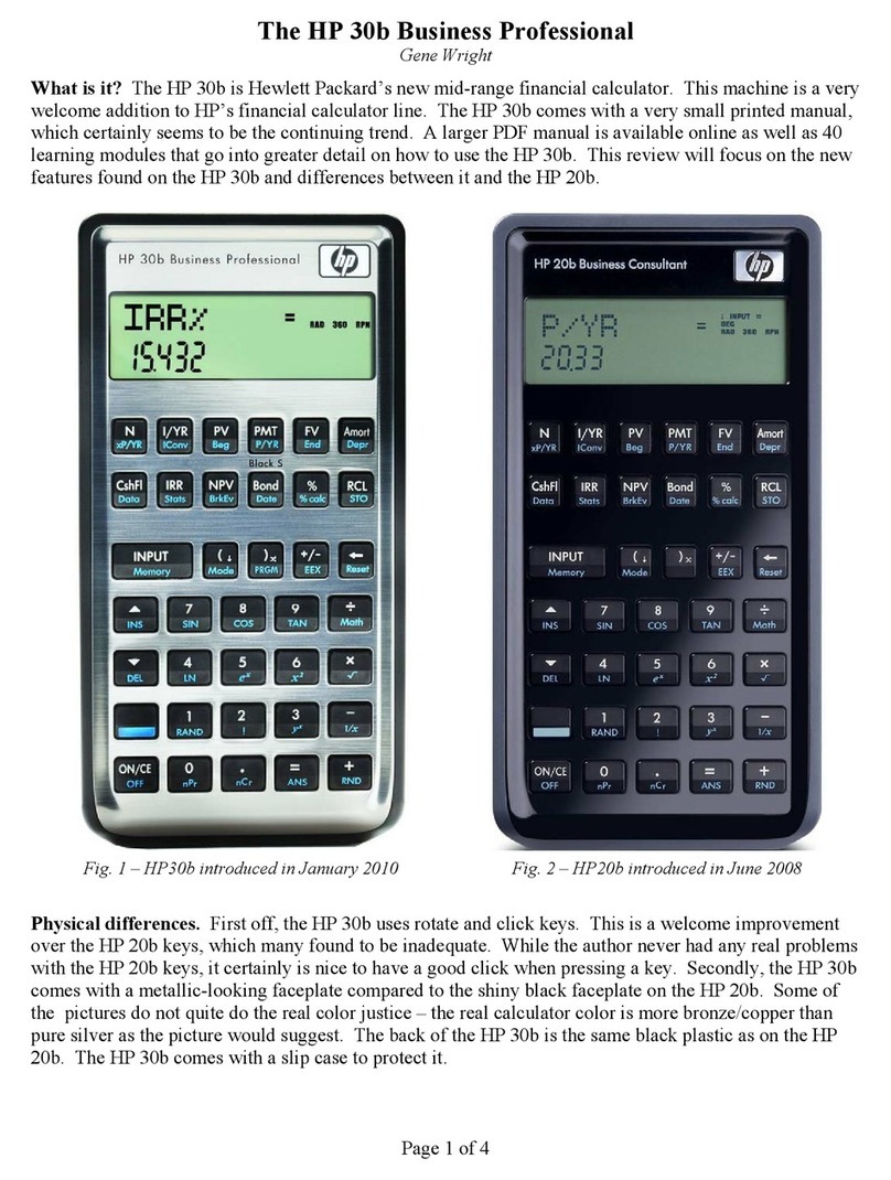 HP 30b Business Professional User manual