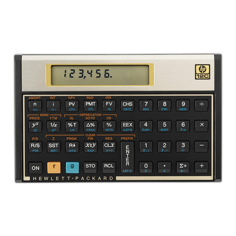 HP 12C User manual