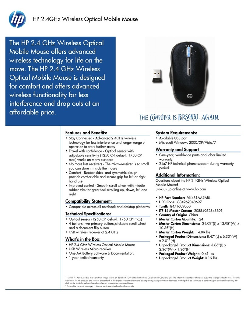HP XP358AA User manual