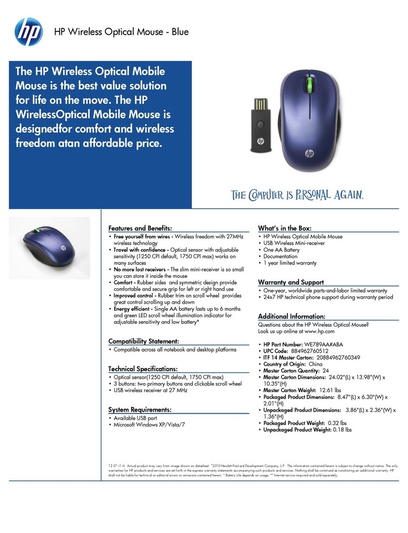 HP WE789AA User manual HP WE789AA User manual