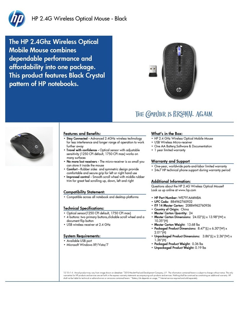 HP WE791AA User manual