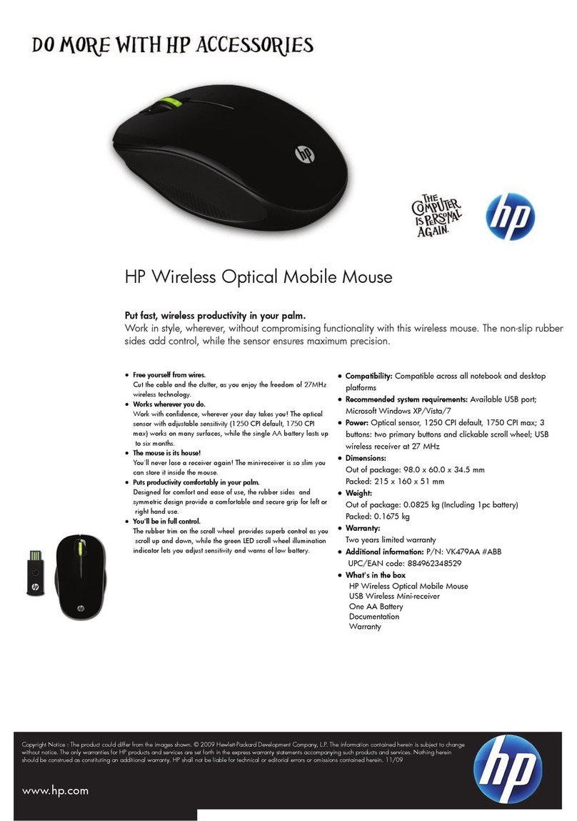 HP VK479AA User manual HP VK479AA User manual