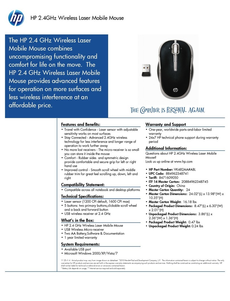 HP VK482AA User manual