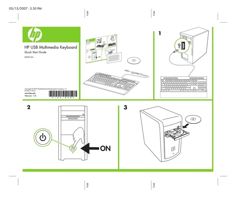 HP GM321AA User manual