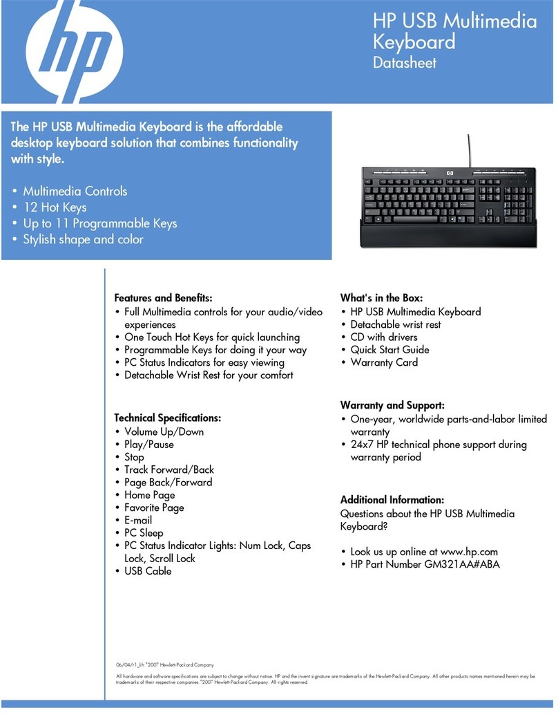 HP GM321AA datasheet