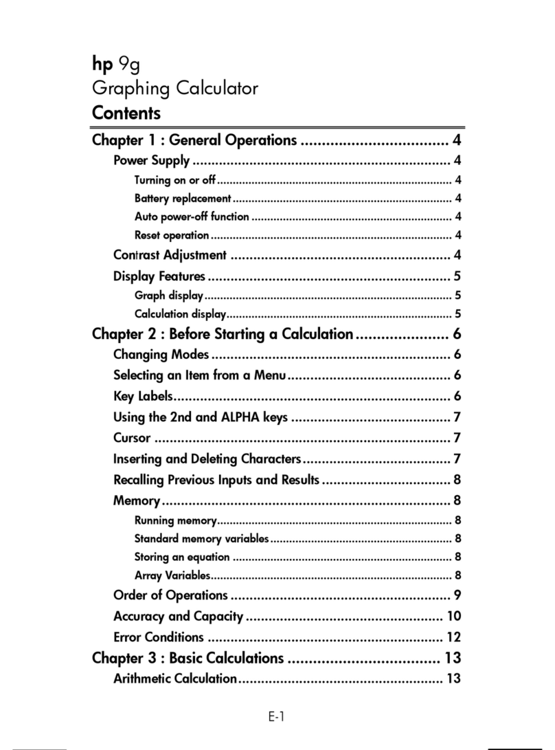 HP 9g User manual
