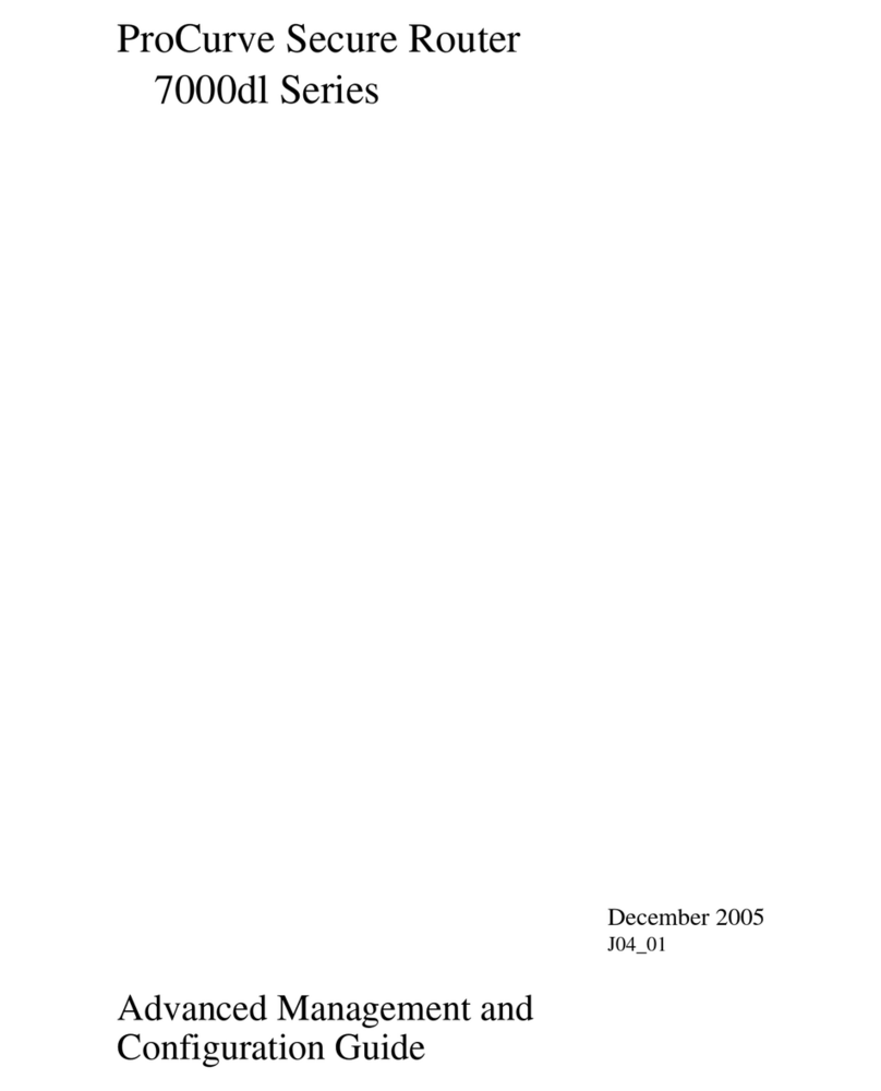 HP ProCurve 7102 User manual