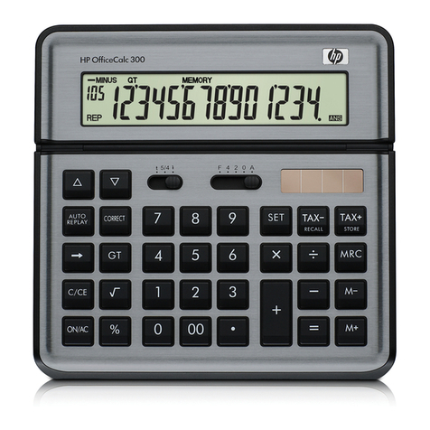 HP OfficeCalc 300 Specifications