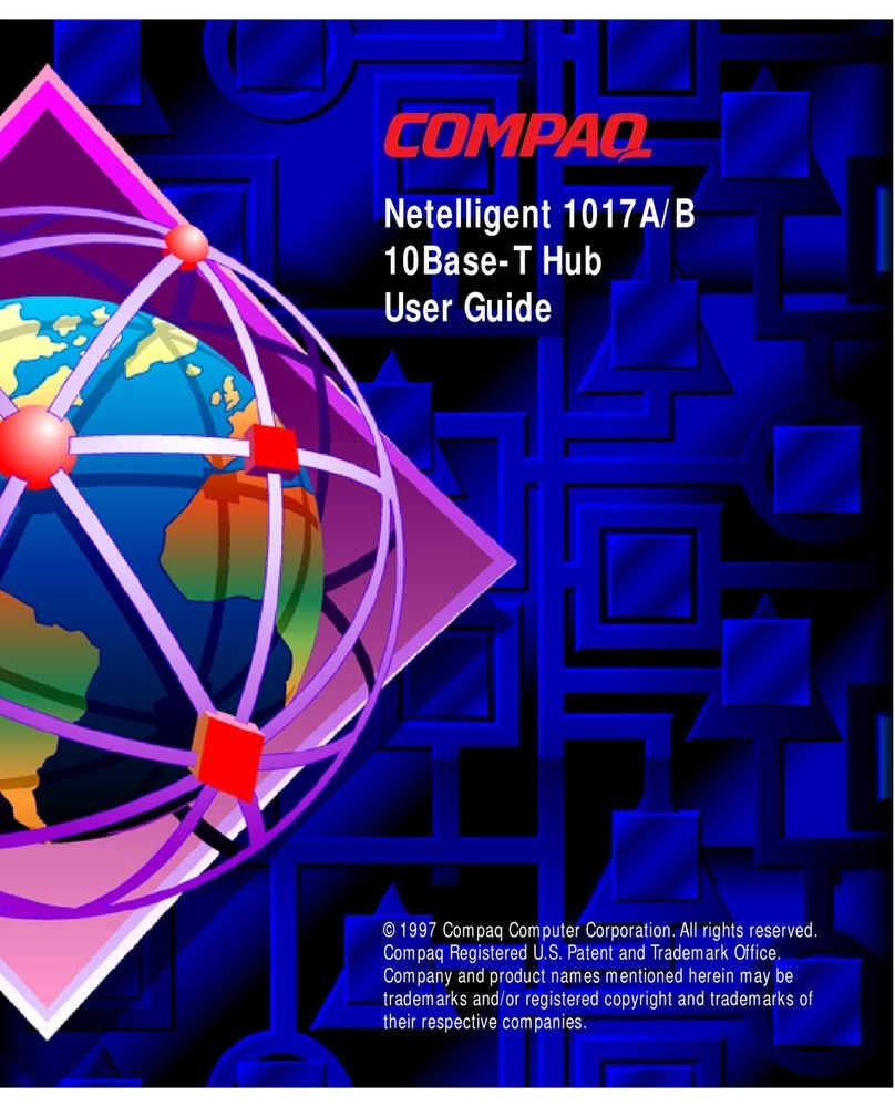 Compaq Netelligent 1017A/B User manual