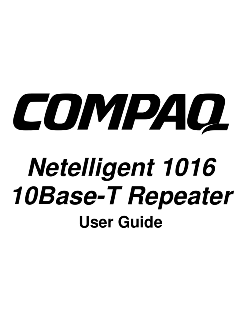 Compaq Netelligent 1016 User manual Compaq Netelligent 1016 User manual