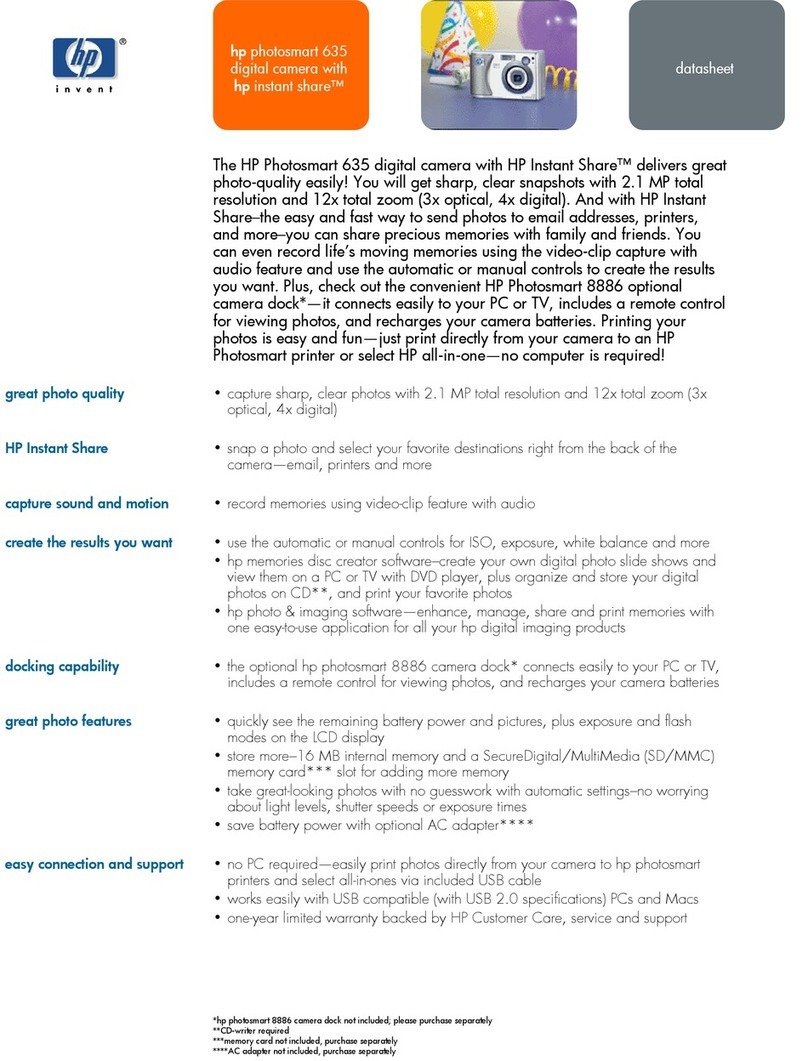 HP Photosmart 635xi User manual