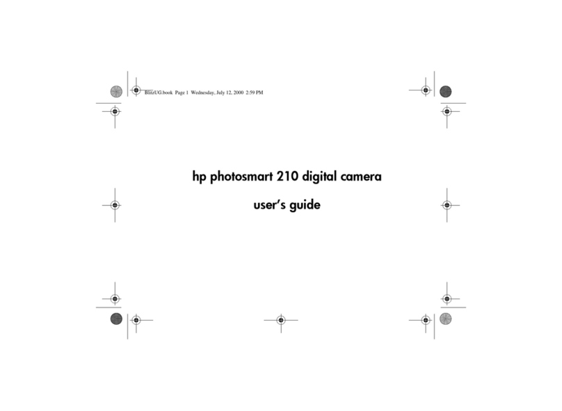 HP Photosmart 210 User manual