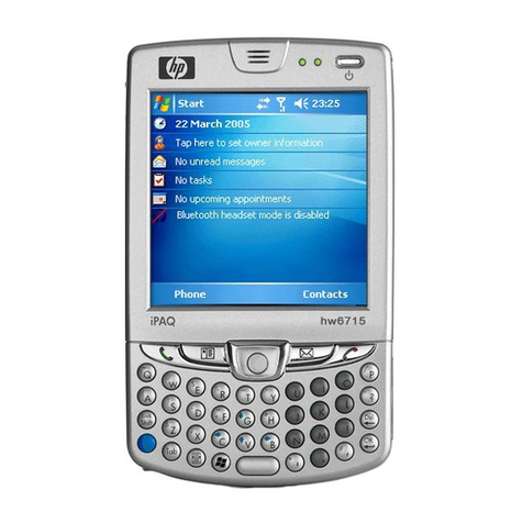 HP iPAQ hw6900 Installation and operation manual