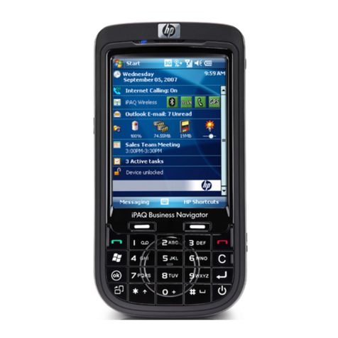 HP iPAQ 610 - Business Navigator User manual