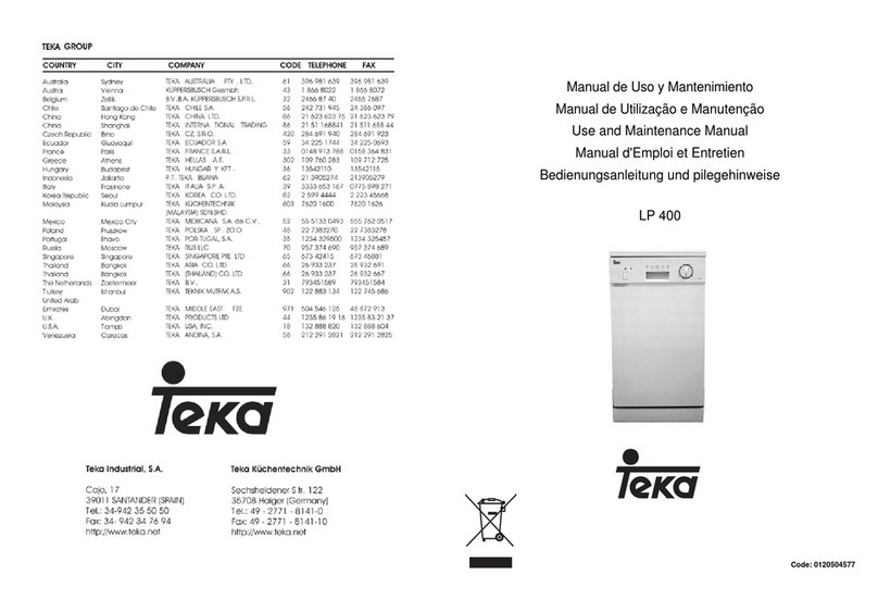 Teka LP 400 user manual