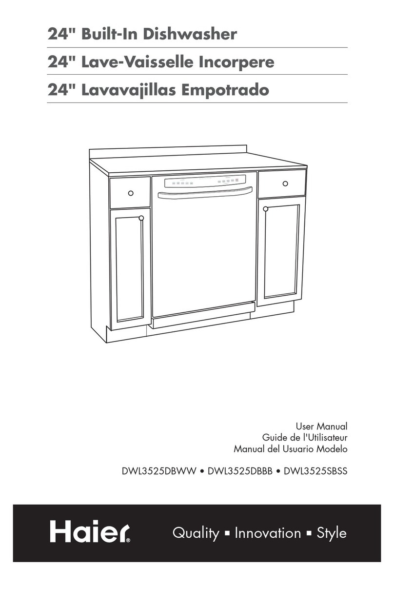 Haier DWL3525 User manual