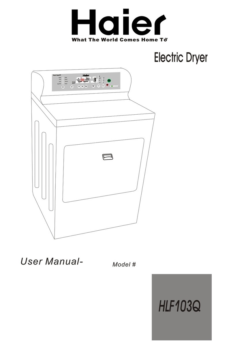 Haier Ginesis HLF103Q User manual