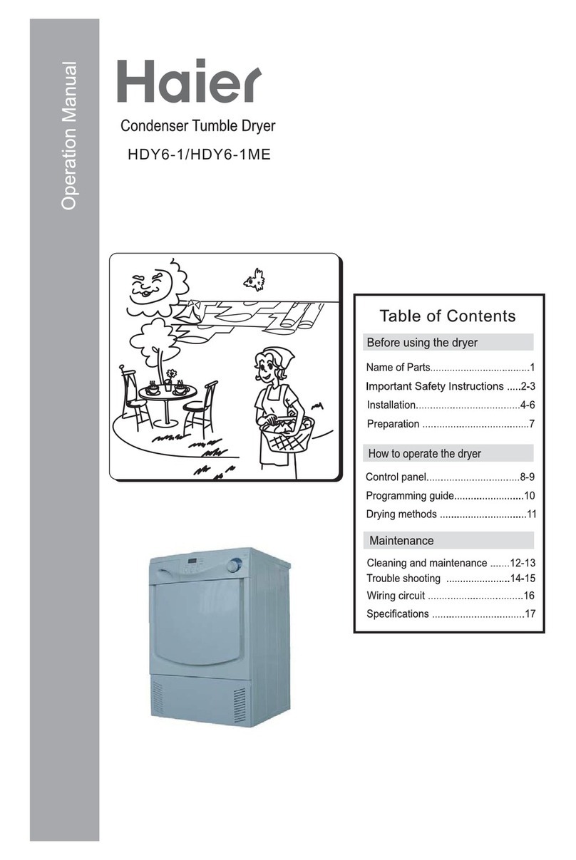 Haier HDY6-1 User manual
