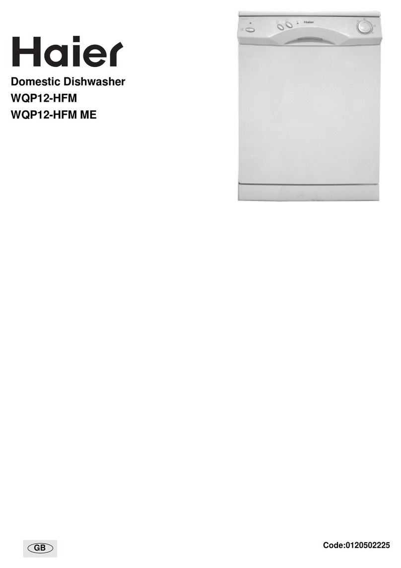 Haier WQP12-HFM ME User manual