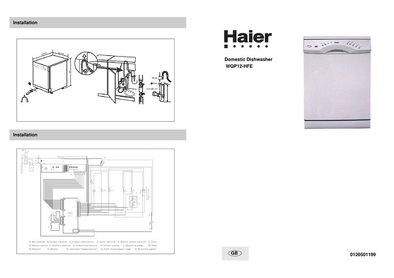 Haier WQP12-HFE User manual