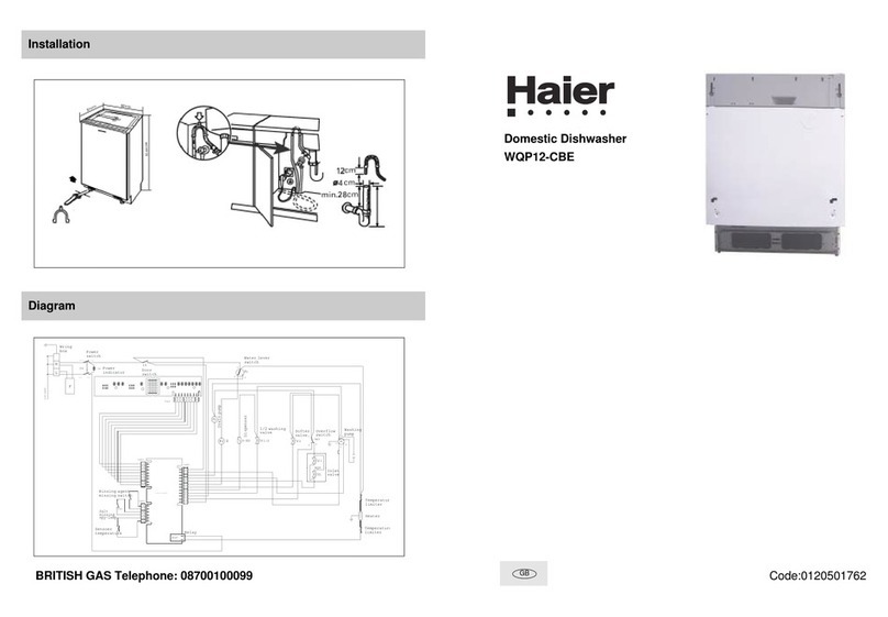 Haier WQP12-CBE User manual