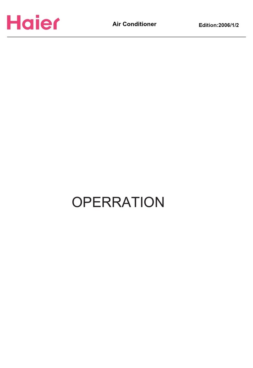 Haier HWS24VHA Operation manual