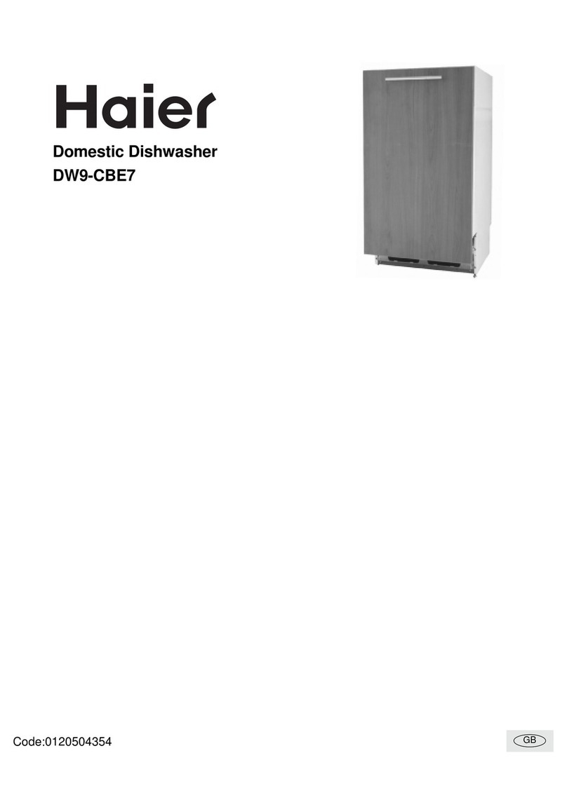 Haier DW9-CBE7 User manual Haier DW9-CBE7 User manual