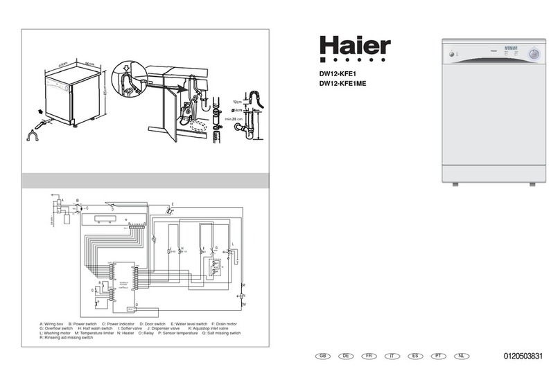 Haier DW12-KFE1 user manual