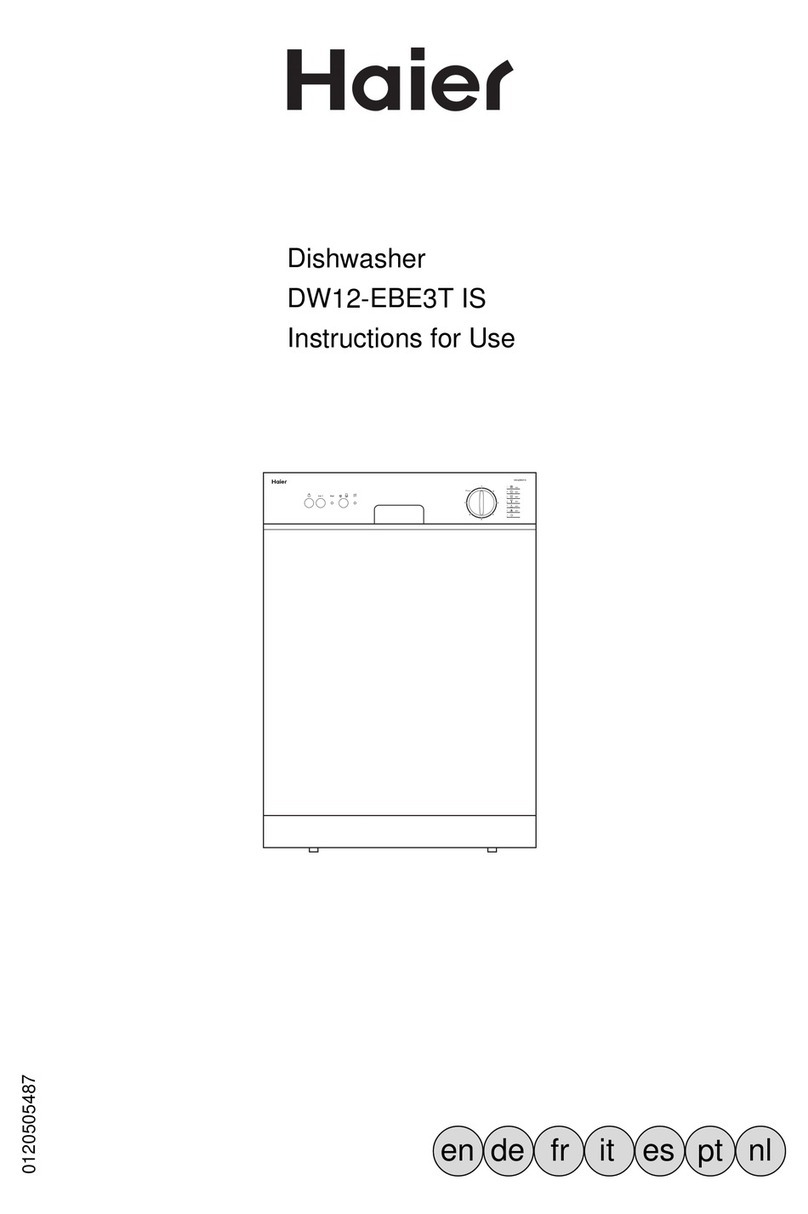 Haier DW12-EBM 3S Instructions for use