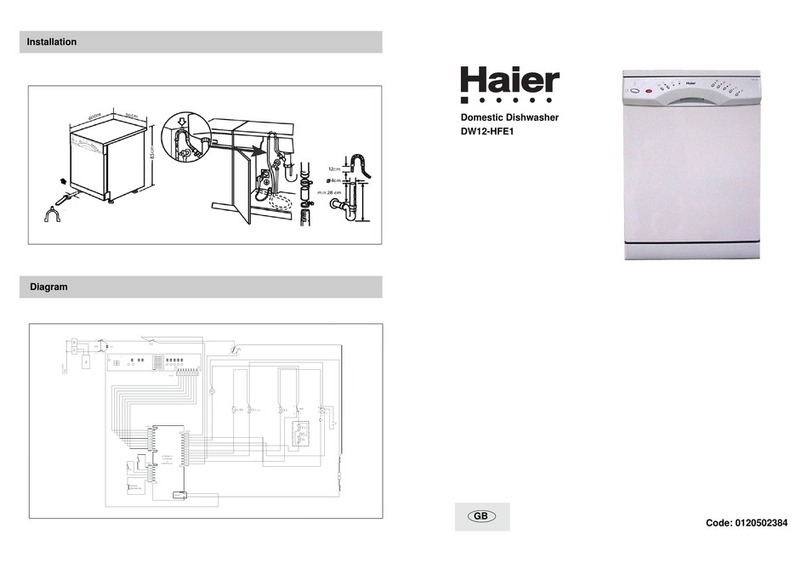 Haier DW12-HFE1 User manual