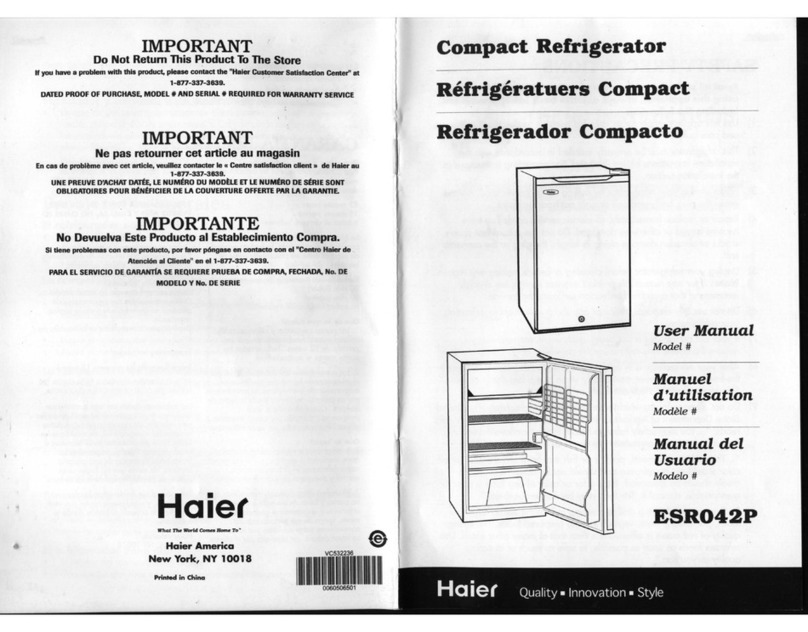 Haier ESR042P User manual