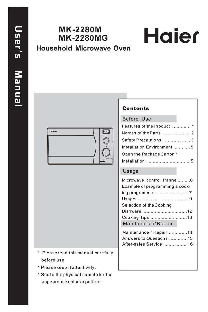 Haier MK-2280M User manual Haier MK-2280M User manual