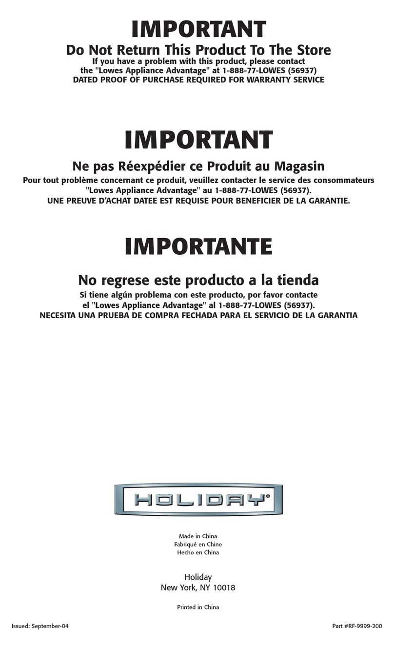 Holiday LCM050LB user manual