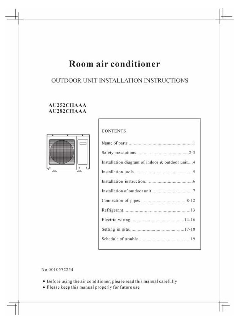 Haier AU252CHAAA User manual