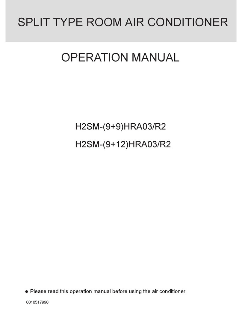 Haier H2SM-(9+12)HRA03/R2 User manual Haier H2SM-(9+12)HRA03/R2 User manual