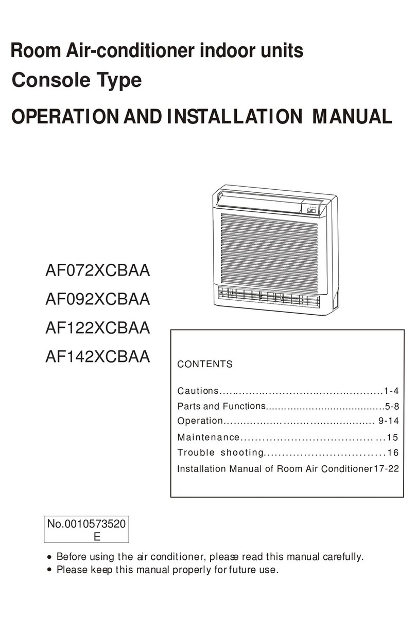 Haier AF072XCBAA Specification sheet