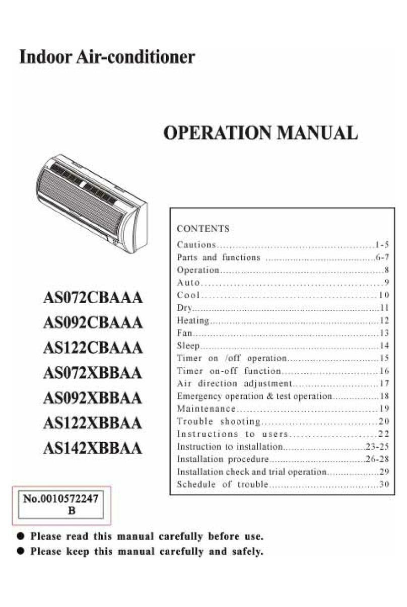 Haier AS072CBAAA User manual