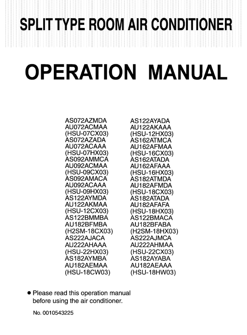 Haier AS072AZADA User manual
